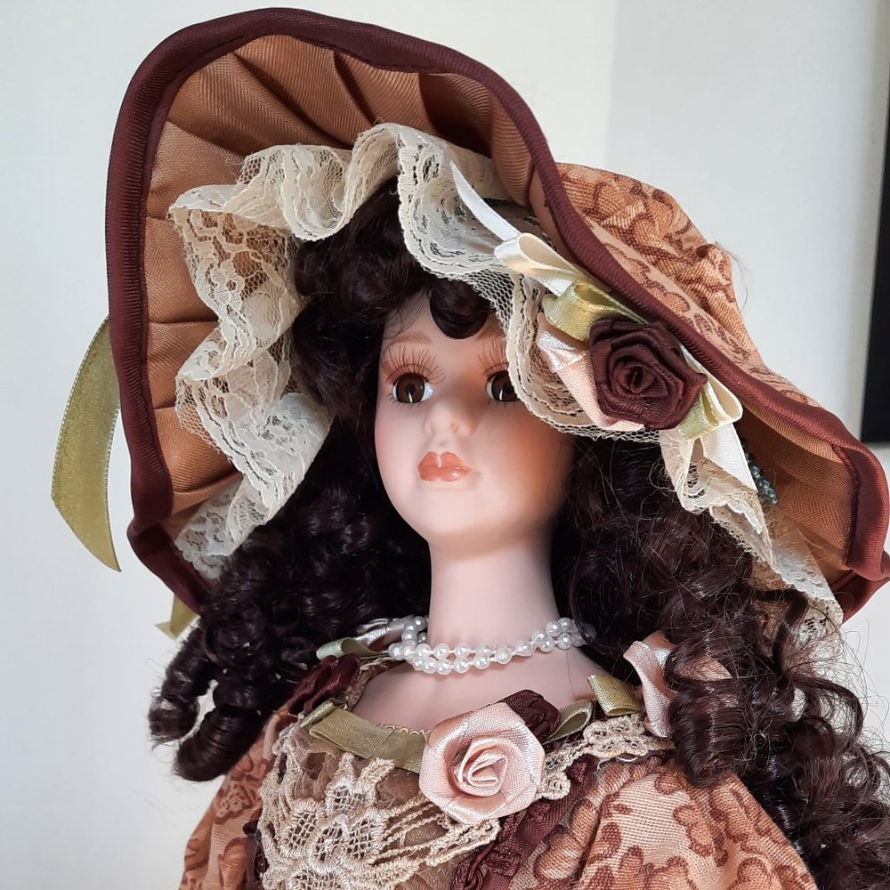 Very Pretty Victorian style Doll. No Box.